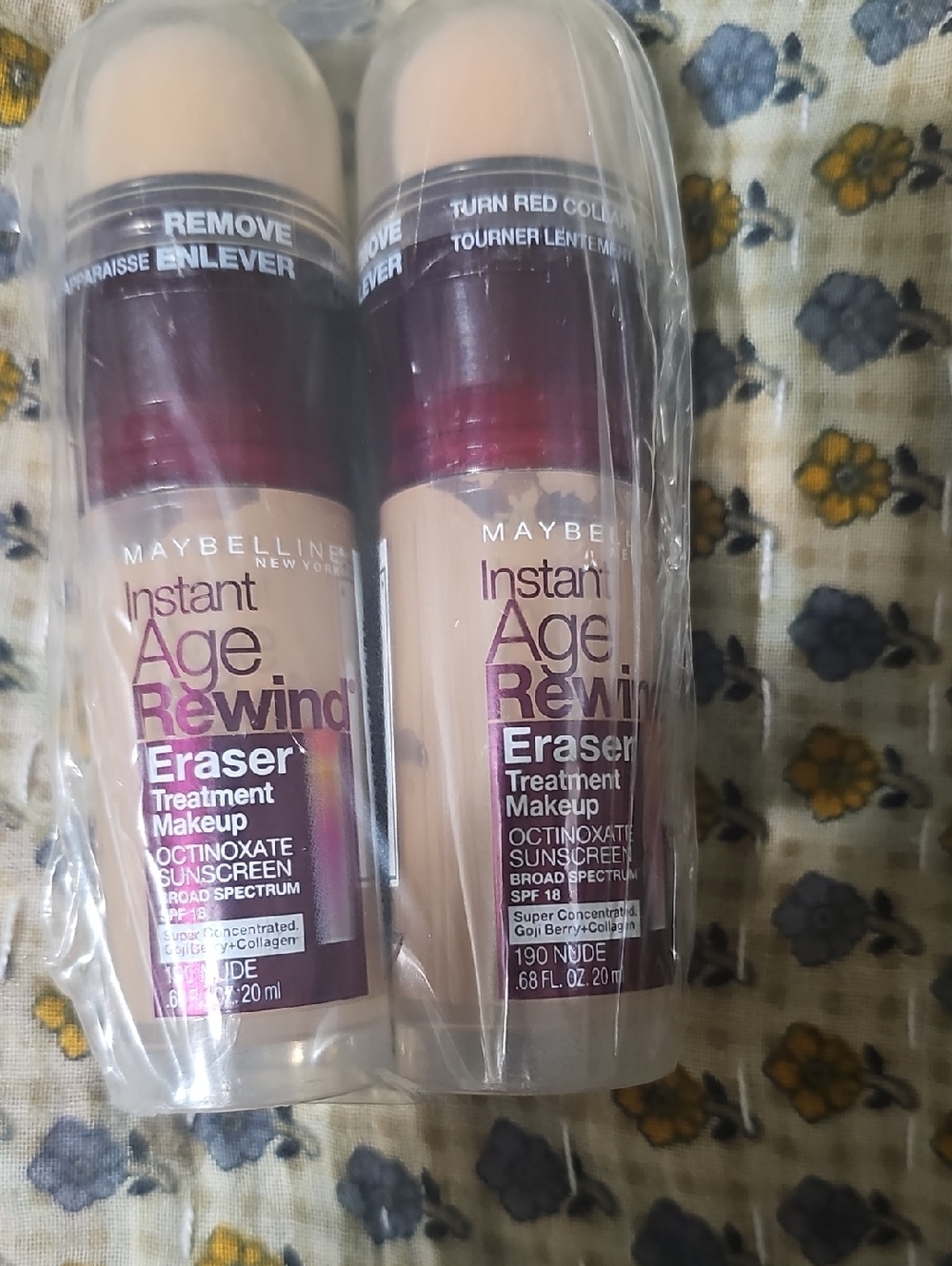 Maybelline Instant Age Rewind Eraser Treatment Makeup - Nude Beige (2 Pack)